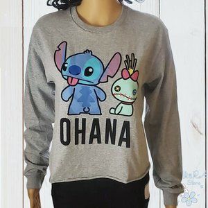 NWT STITCH WOMAN'S GRAY LONG SLEEVE T-SHIRT